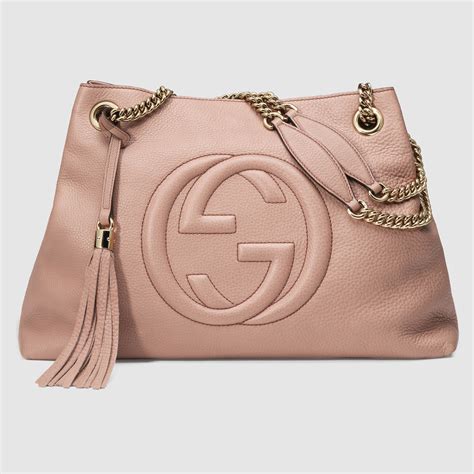 gucci soho tote pink|gucci large soho tote.